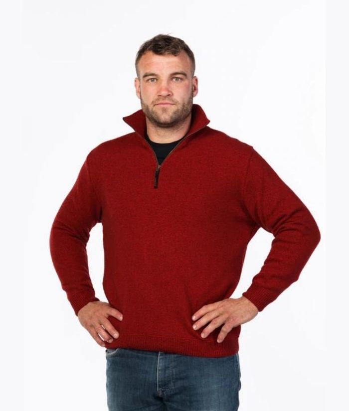 MS1724-mkm-originals-legend-eco-blend-half-zip-sweater-red-setter