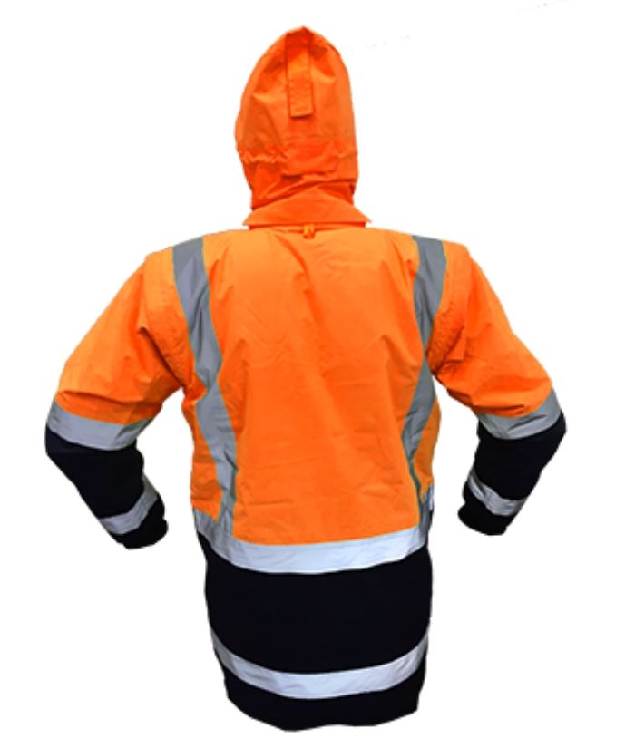 StormPro Lined D/N Vest with Zip-off Sleeves &amp; Hood - Uniforms and Workwear NZ - Ticketwearconz