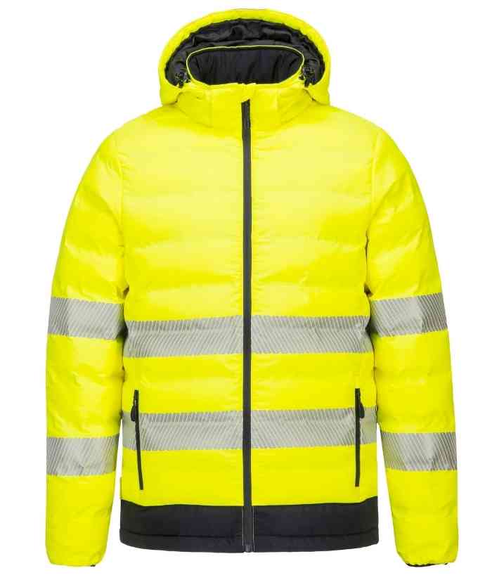 Hi Vis Ultrasonic Heated Tunnel Jacket