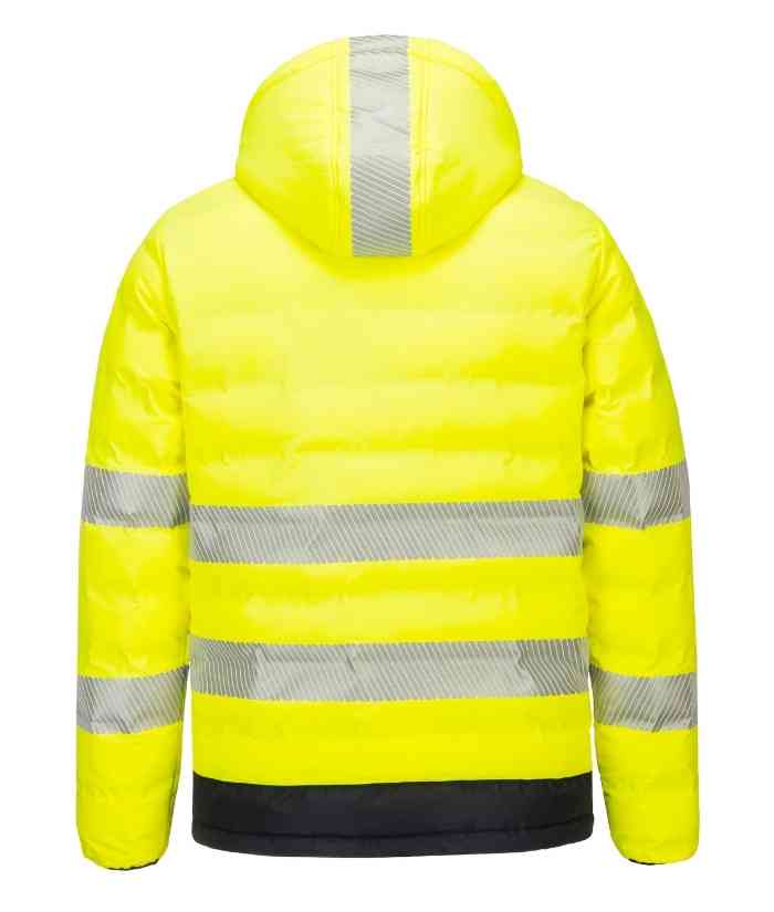 Hi Vis Ultrasonic Heated Tunnel Jacket