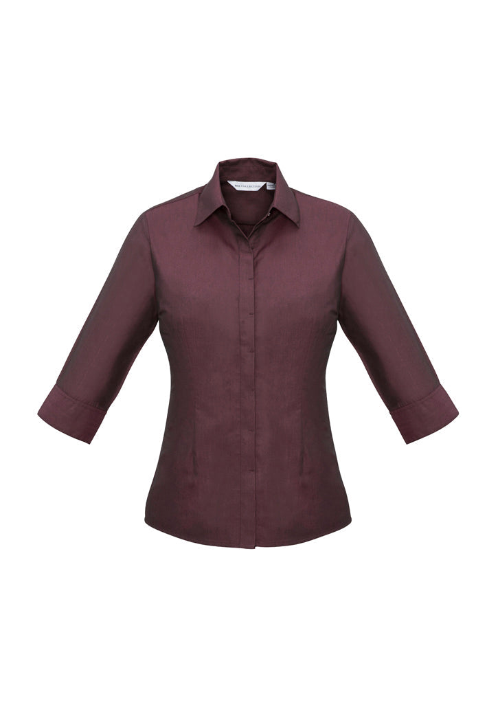 Ladies Hemingway 3/4 Sleeve Shirt-s504lt