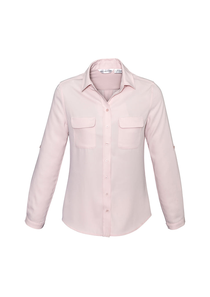 Ladies Madison Long Sleeve Shirt - Uniforms and Workwear NZ - Ticketwearconz