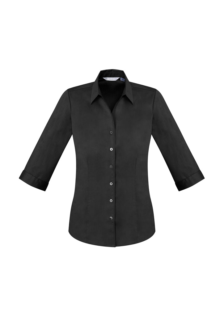 Ladies Monaco 3/4 Sleeve Shirt - Uniforms and Workwear NZ - Ticketwearconz