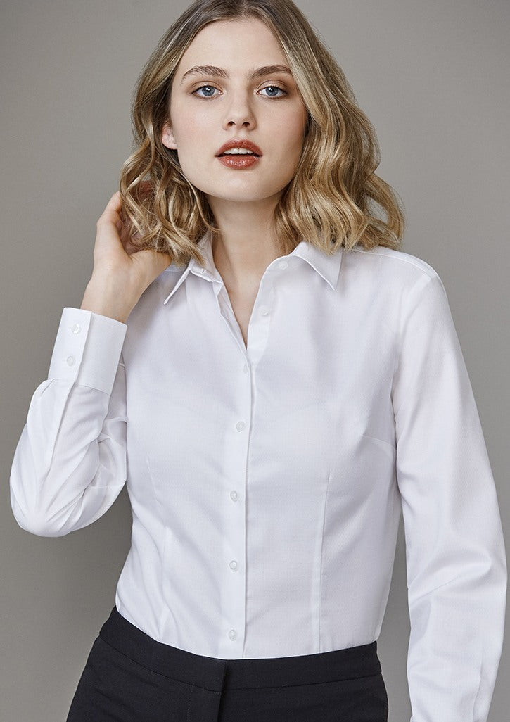 Ladies Regent 100% Cotton L/S Shirt - Uniforms and Workwear NZ - Ticketwearconz
