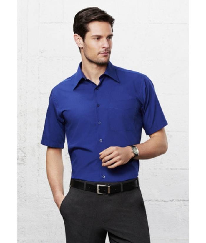 SH715-biz-collection-mens-short-sleeve-metro-shirt-royal-blue