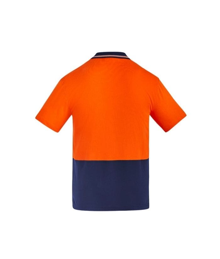 Mens Hi Vis 100% Cotton S/S Polo - Uniforms and Workwear NZ - Ticketwearconz