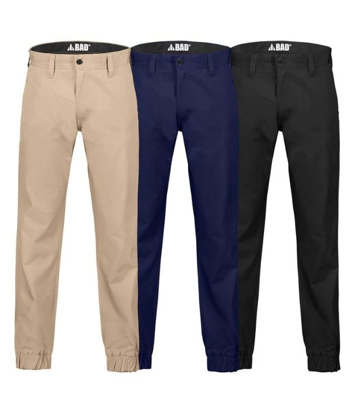 Bad 247 Cuffed, Slim Fit Chino Work Pants - Uniforms and Workwear NZ - Ticketwearconz
