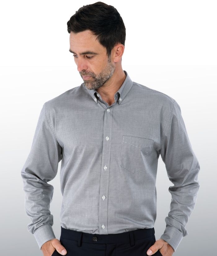 barkers-norfolk-mens-long-sleeve-cotton-business-shirt-bno-grey-houndstooth