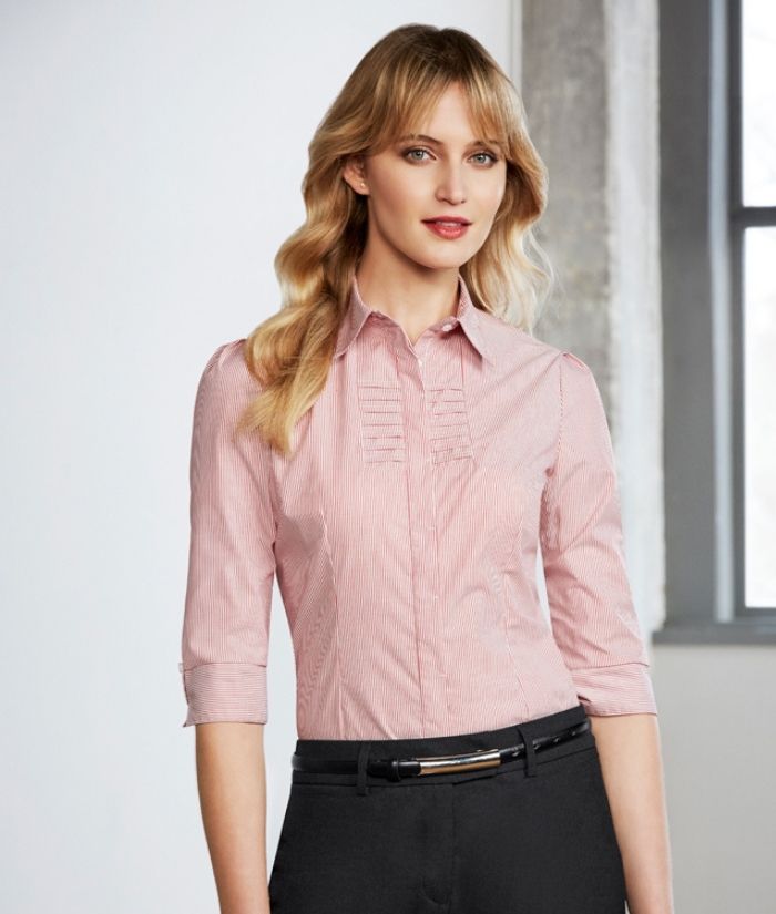 ladies-business-uniform-shirt-3/4-sleeve-berlin-s121lt