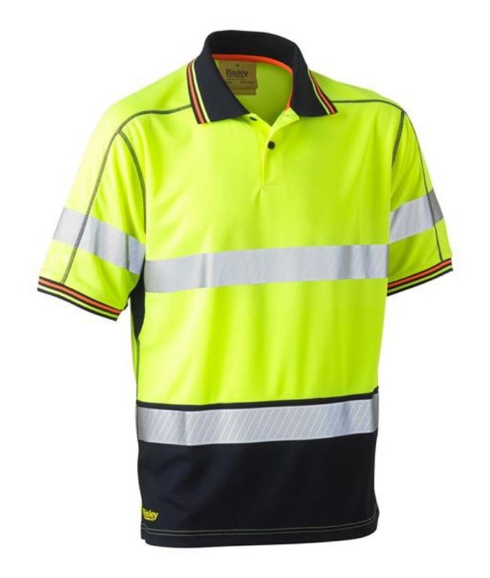BK1219T-bisley-hi-vis-taped-reflective-day-night-polo-lightweight-builders-construction-plumbers-electricians