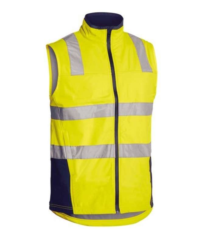 Taped Hi Vis Soft Shell Vest - Uniforms and Workwear NZ - Ticketwearconz