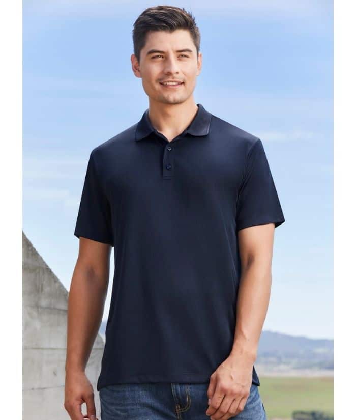 biz-collection-mens-recycled-polyester-eco-action-polo-P206MS-navy
