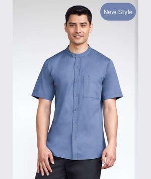 biz-collection-salsa-unisex-cotton-drill-short-sleeve-chef-shirt-CH329MS