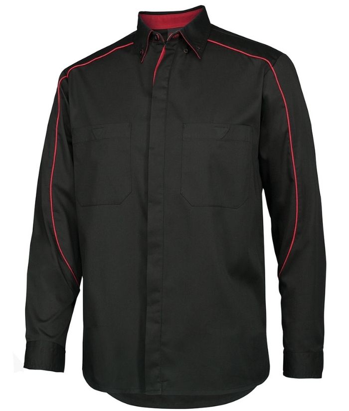 Podium Industry L/S Shirt - Uniforms and Workwear NZ - Ticketwearconz