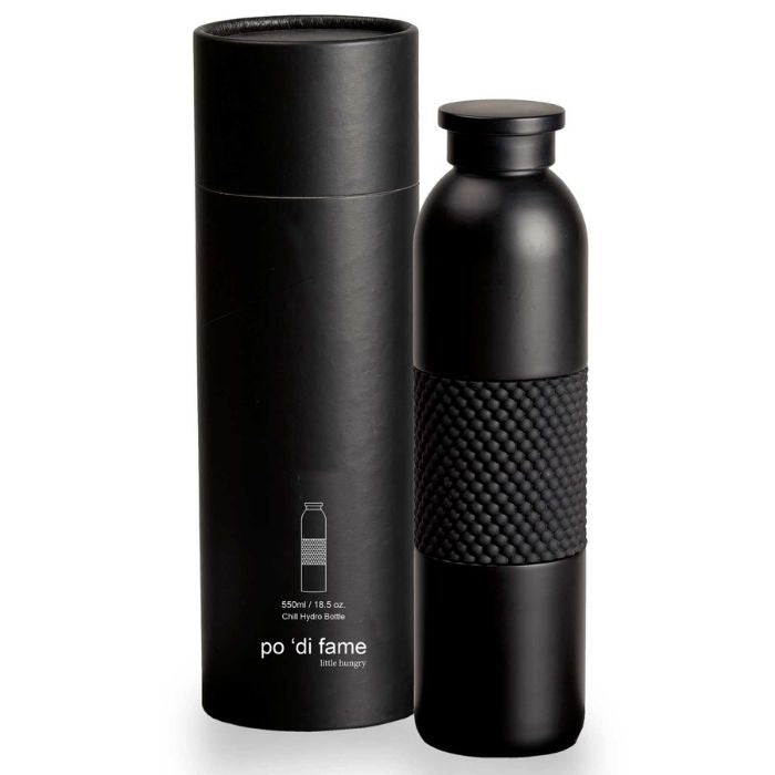 corporate-client-gifts-christmas-chill-insulated-bottle-black-550ml-tube-bottle