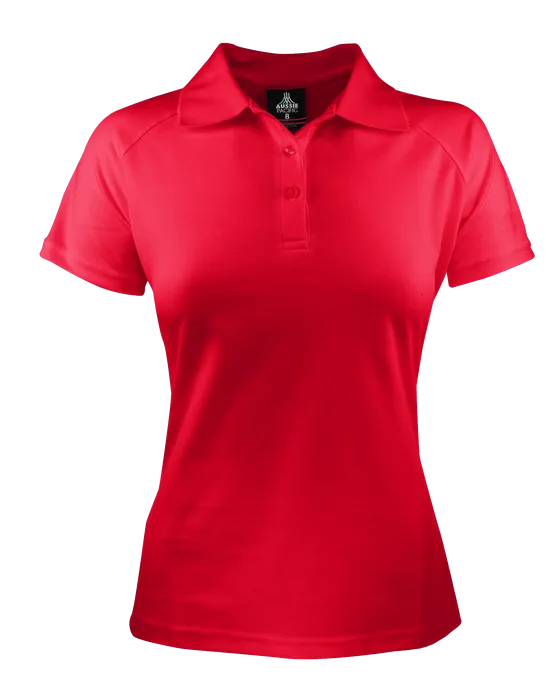 Ladies Keira Cotton-Back Polo - Uniforms and Workwear NZ - Ticketwearconz