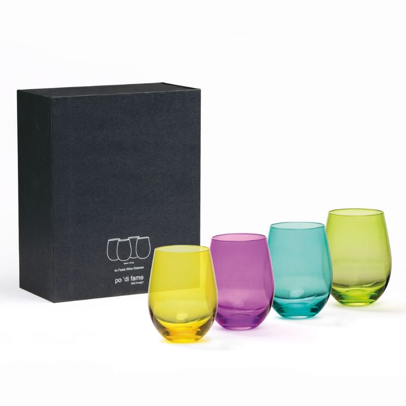 POFWGS-festa-coloured-stemless-wine-glasses-set-yellow-pink-green-blue-