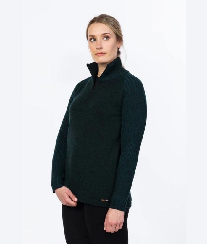 Womens Technical Lightweight 1/2 Zip Sweater - Uniforms and Workwear NZ - Ticketwearconz