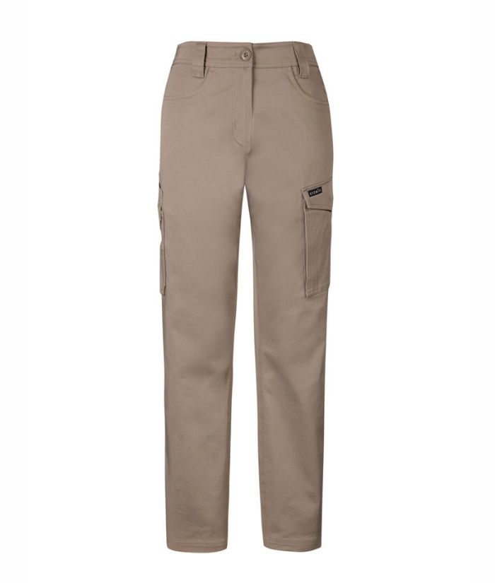 Womens Essential Basic Stretch Cargo Pant - Uniforms and Workwear NZ - Ticketwearconz
