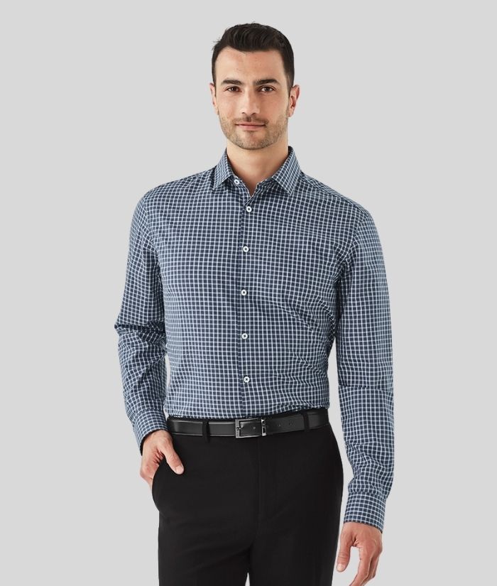 mens-long-sleeve-noah-biz-corporate-100_-cotton-shirt-RS070ML-storm-blue-white-check