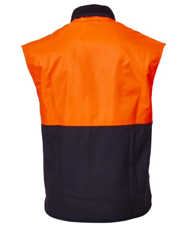 Oilskin Day Only, Fleece Lined Vest - Uniforms and Workwear NZ - Ticketwearconz