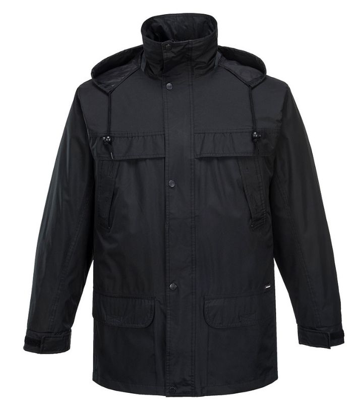 portwest-Huski-classic-waterproof-shell-jacket-black-k8026