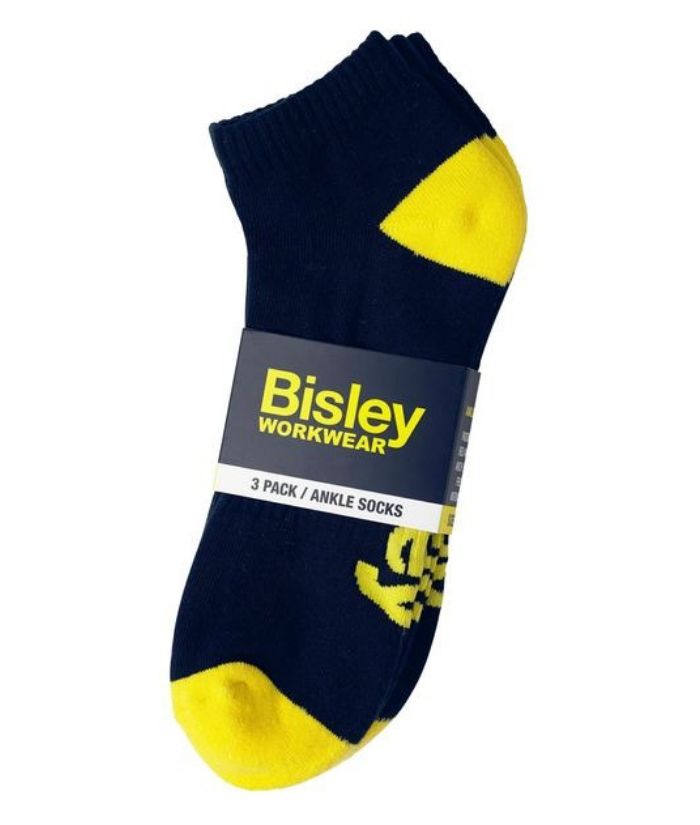 Bisley-ankle-work-sock-Bsx7215-navy-cotton