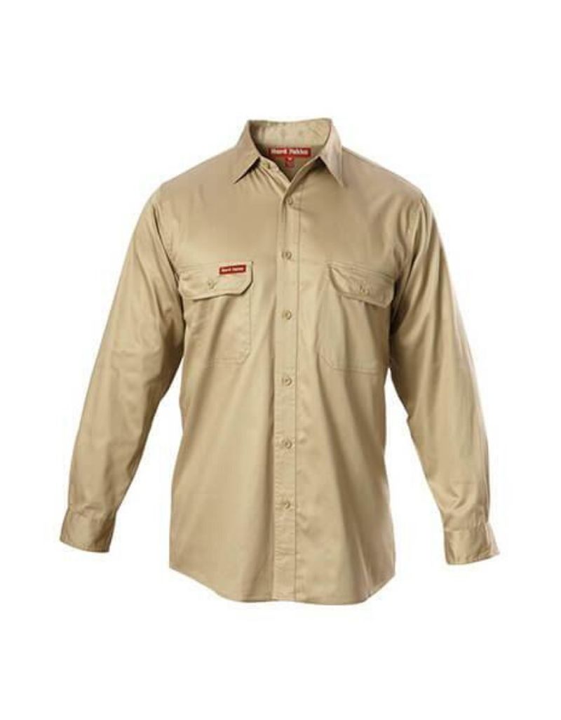 Foundations Cotton Drill Shirt L/S - Uniforms and Workwear NZ - Ticketwearconz