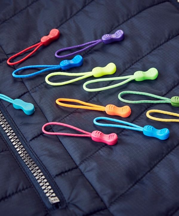 Biz Collection Coloured Zippies - Zip Pullers