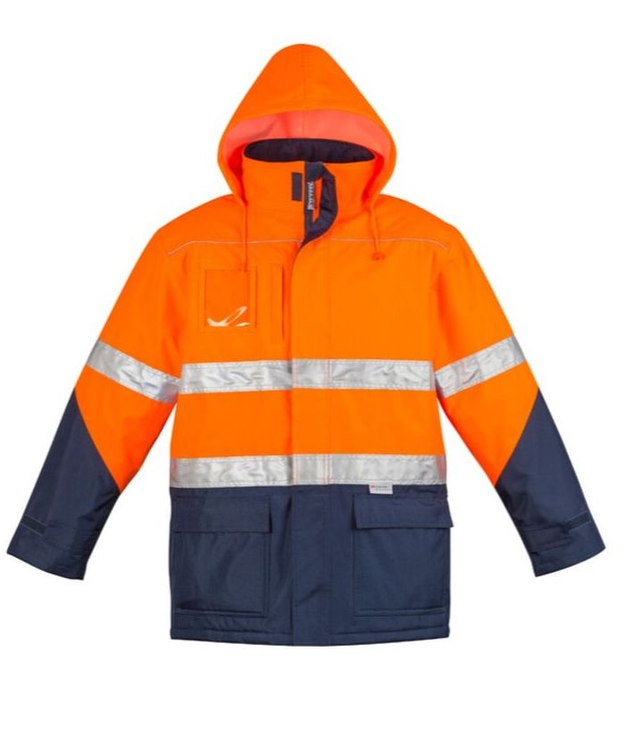Mens Hi Vis Storm Jacket - Uniforms and Workwear NZ - Ticketwearconz