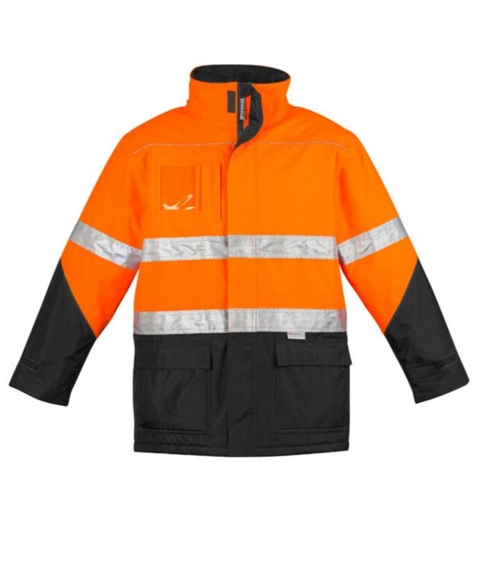Mens Hi Vis Storm Jacket - Uniforms and Workwear NZ - Ticketwearconz