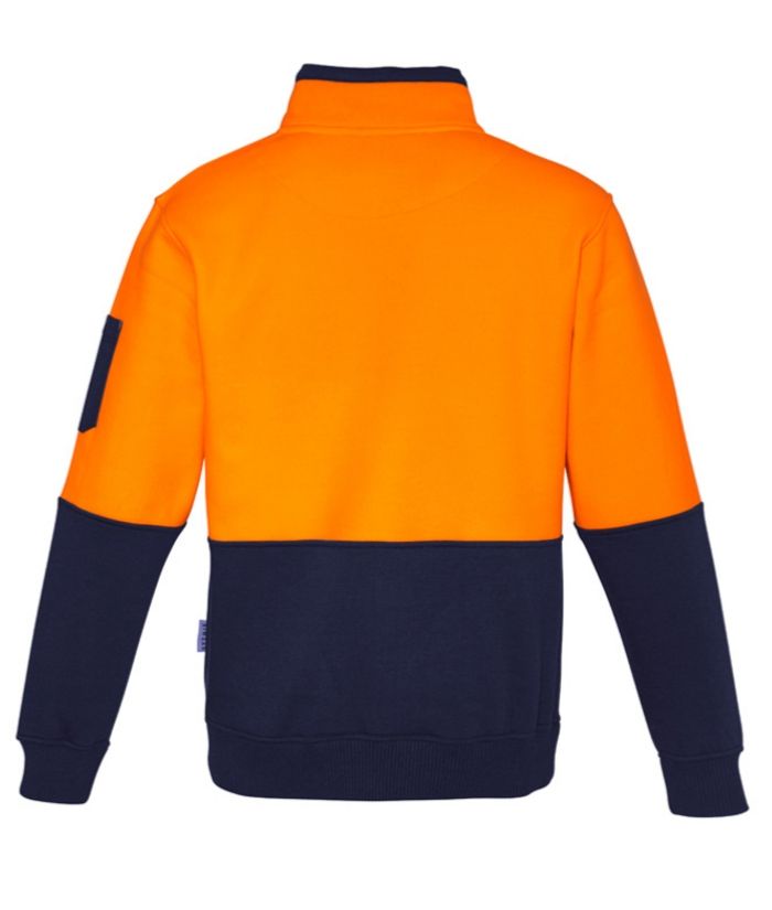 Unisex Hi Vis Half Zip Pullover - Uniforms and Workwear NZ - Ticketwearconz