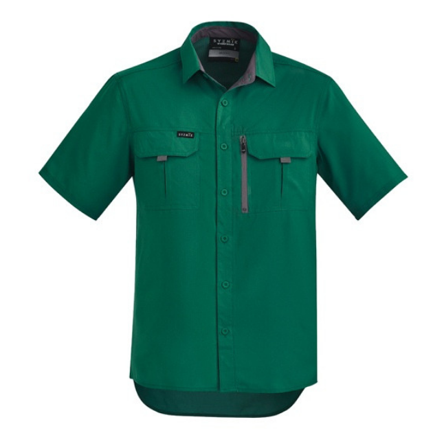 Mens Outdoor Short Sleeve Shirt - Uniforms and Workwear NZ - Ticketwearconz