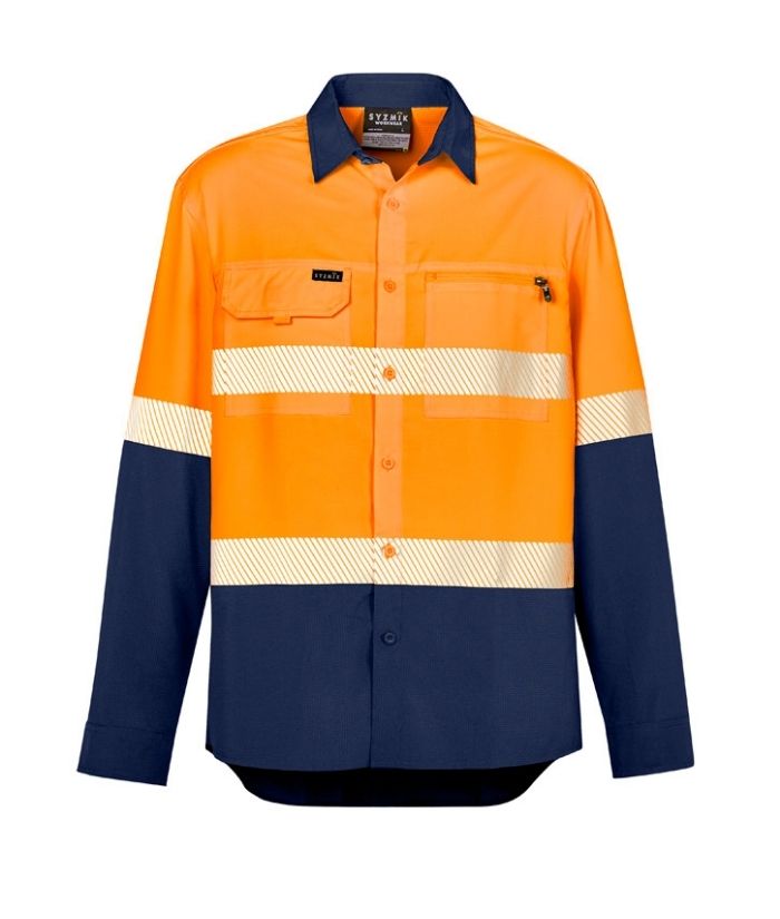 zw470-mens-outdoor-lightweight-hi-vis-segmented-tape-long-sleeve-shirt-orange-navy