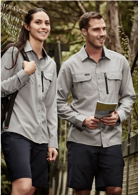 Womens Outdoor Long Sleeve Shirt-zw760-syzmic